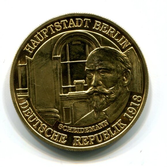 Germany Haupstadt Berlin Medal (b735-74) - Picture 2 of 2